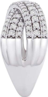 Wrapped in Love Diamond Crossover Statement Ring (1 ct. t.w.) in Sterling Silver