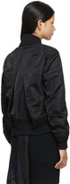 Thumbnail for your product : Sacai Black Nylon Twill Bomber Jacket