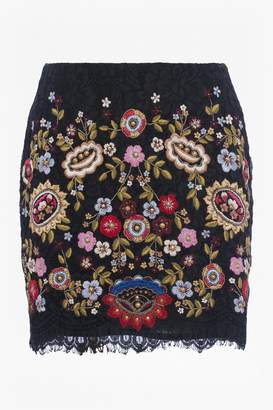 French Connection Mazie Floral Mini Skirt