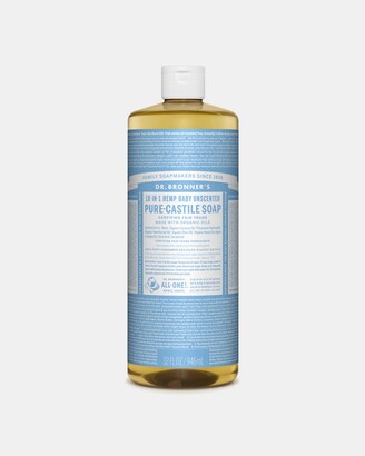 Dr. Bronner's Hand Wash & Soap - Pure Liquid Castile Soap Baby Unscented 946ml