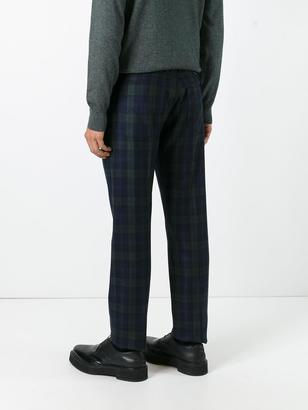 Jacob Cohen plaid tapered trousers