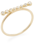 Mizuki 14K Gold Diamond Ring