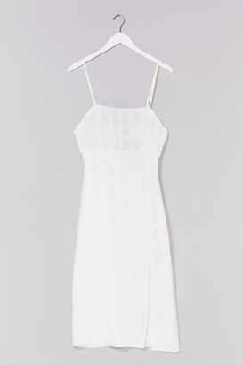 white broderie sundress