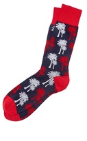 Thumbnail for your product : Shipley & Halmos Highland Palm Tree Socks