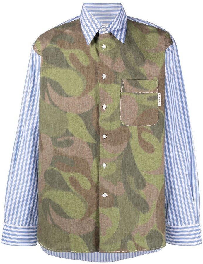 Marni Print Shirt | Shop the world's largest collection of fashion 