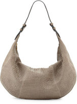 Thumbnail for your product : Mr. Cooper Bubbled Leather Hobo Bag, Slate