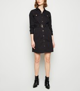 Thumbnail for your product : New Look Denim Tie Waist Shirt Dress