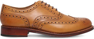 Grenson Stanley wingtip leather Oxford shoes