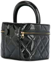 Thumbnail for your product : Chanel Pre-Owned 1996-1997 quilted CC logo cosmetic vanity handbag