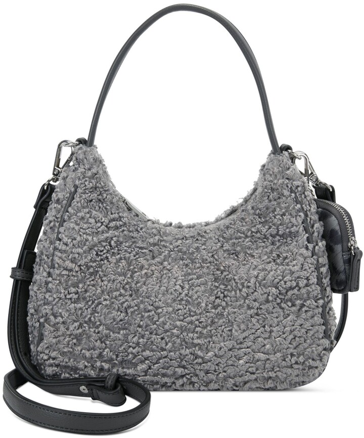 INC International Concepts Zaree Faux Fur Shoulder Bag, Created for