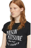 Thumbnail for your product : MAISON KITSUNÉ Black Palais Royal T-Shirt
