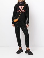 Thumbnail for your product : AAPE BY *A BATHING APE® Slogan-Print Skinny Track Pants
