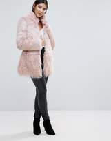 Thumbnail for your product : Lipsy Faux Fur Paneled Coat