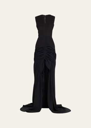 Maticevski Totem Ruched Gown