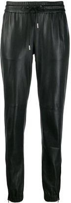 Saint Laurent Leather Track Pants