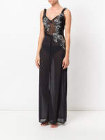 Thumbnail for your product : La Perla Peony nightgown