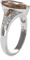 Thumbnail for your product : Suzy Levian Sterling Silver Brown CZ Marquise Ring