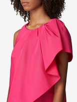 Thumbnail for your product : Carolina Herrera Ruffle Silk Shift Dress