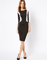 Thumbnail for your product : A/Wear A Wear Contrast Panel Dress