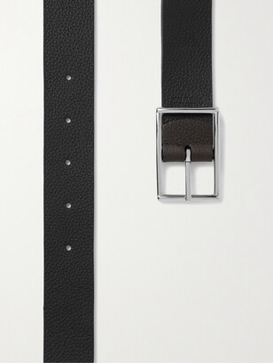 Andersons 3cm Black And Dark-Brown Reversible Leather Belt