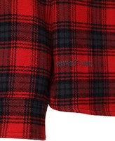 Thumbnail for your product : Off-White Stencil Check Cotton Blend Flannel Shirt