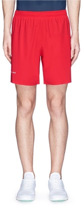 Falke Sports Reflective logo print performance running shorts