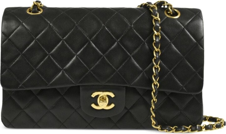 Chanel Pre Owned 1995 medium Double Flap shoulder bag - ShopStyle