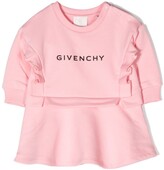 Thumbnail for your product : Givenchy Kids Logo-Print Flared Dress