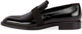 Thumbnail for your product : Givenchy Rider Patent Formal Loafer with Grosgrain Trim, Black