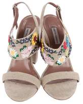 Thumbnail for your product : Tabitha Simmons Embellished Ankle Strap Sandals