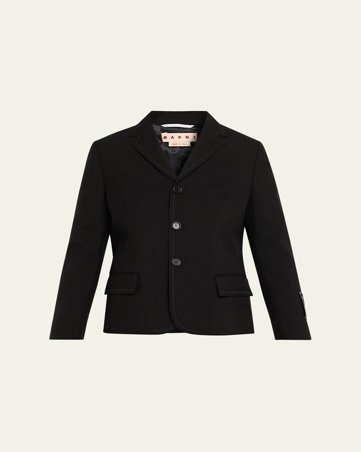 Marni Single-Breasted Baby Simple Chest Jacket