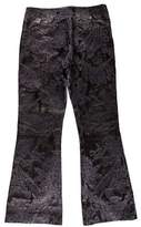 Thumbnail for your product : Gucci Leather Brocade Pants