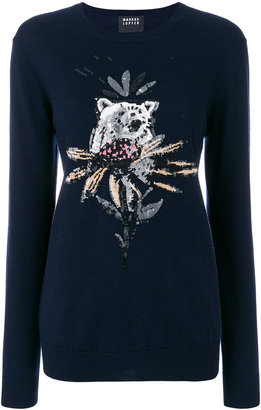 Markus Lupfer Bear motif sweater