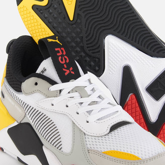 Puma Men's RS-X Toys Trainers White Black/Cyber Yellow