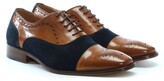Thumbnail for your product : Daniel Cranmore Tan Leather & Suede Brogues