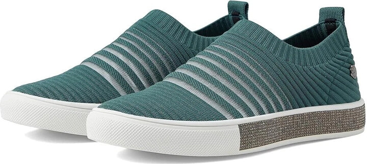 Bernie Mev. . Iris Sneaker Green Round Toe Slip-on Shoes ZAP1006