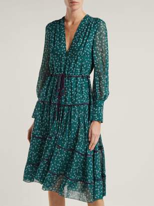 Altuzarra Isabel Floral-print Dress - Womens - Green Print