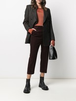 Thumbnail for your product : Rick Owens High-Waisted Cropped Trousers