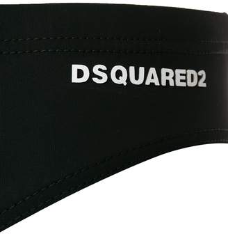 DSQUARED2 logo swimming trunks
