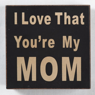 Attraction Design Home "I Love That…" Wood Wall Décor