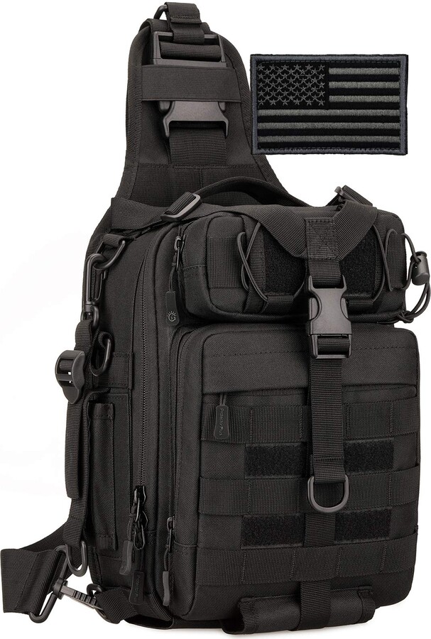 ProtectorPlus Protector Plus Tactical Sling Bag Military MOLLE