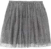 Thumbnail for your product : RED Valentino Pleated Metallic Embellished Tulle Mini Skirt
