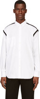 Thumbnail for your product : Comme des Garcons Shirt White & Black Trim Button-Up Shirt