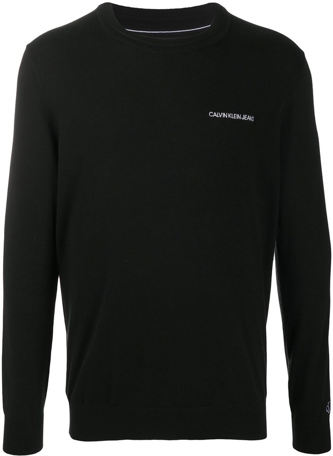 calvin klein jeans black jumper