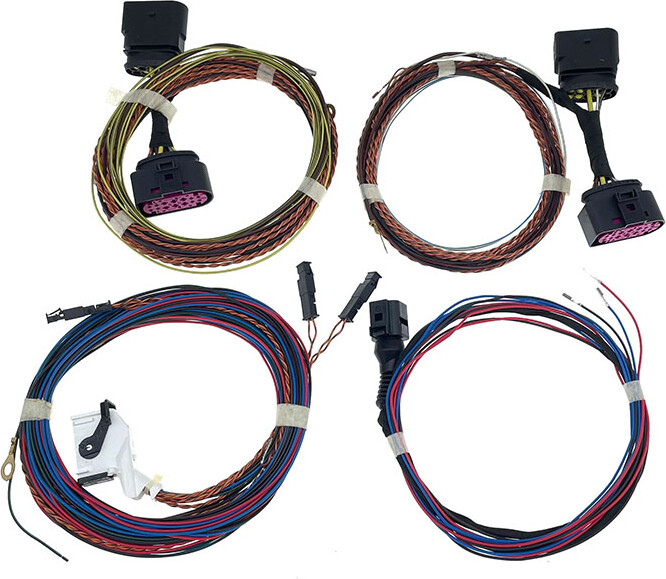 GZXINJINGYU FOR Golf VI 6 MK6 Xenon Headlight Auto Leveling Range Headlight Cornering AFS Wire cable Harness Xenon Lamp LED Light