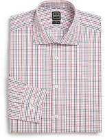 Thumbnail for your product : Ike Behar Plaid Cotton Dress Shirt