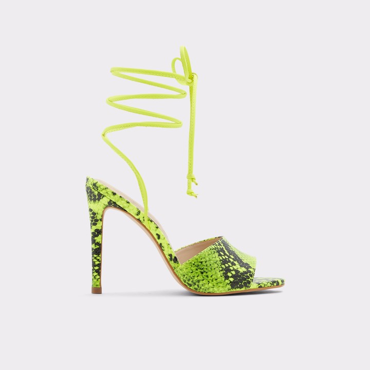 lime green heels aldo