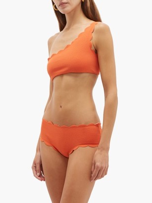 Marysia Swim Spring Scalloped-edge Bikini Briefs - Orange