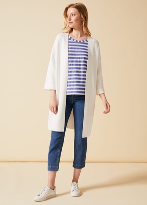 fiona fluffy knit coatigan