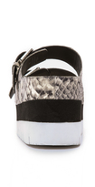Thumbnail for your product : Ash Viola Two Band Platform Sandals